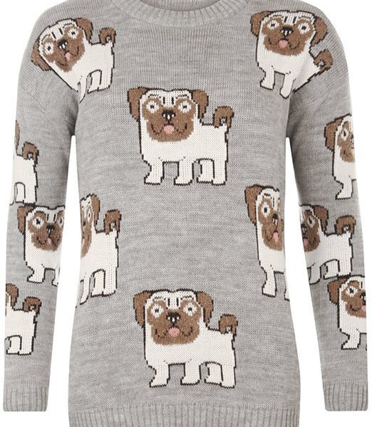Knitted Pug dog sweater Good Dog! Gifts
