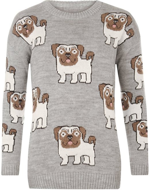 knitted pug sweater
