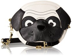 Betsy Johnson jonson leather purse synthetic cute face