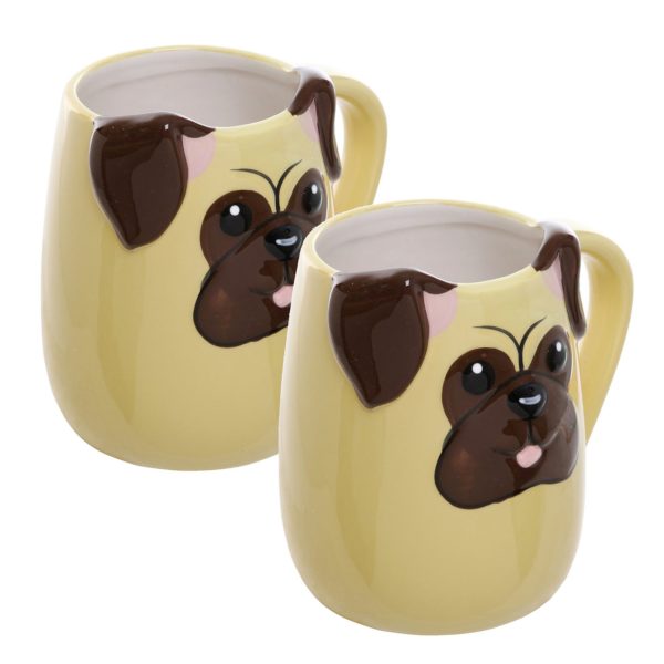 pug on a mug tea cup