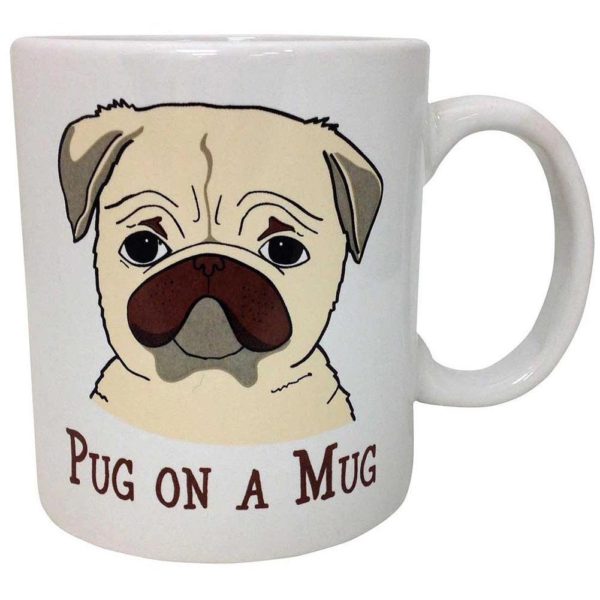 sad frowning dog mug