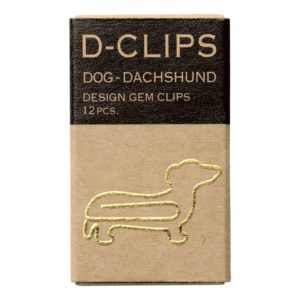 weiner dog dachshund gift paper clip