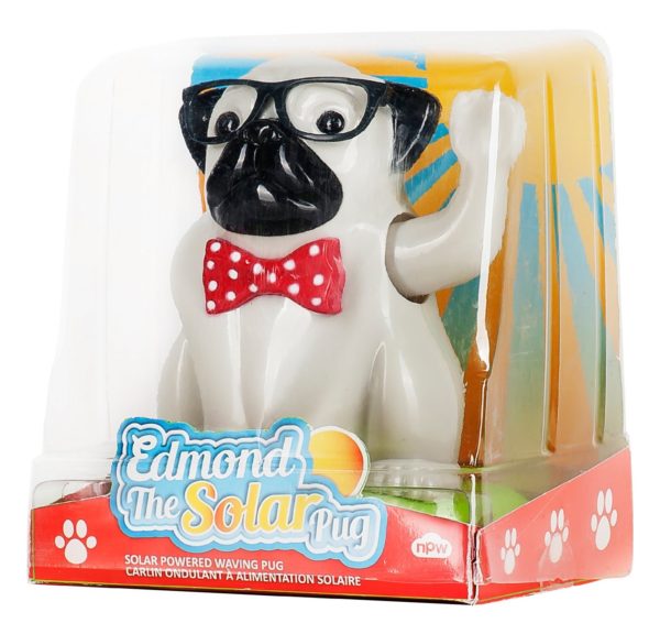 edmond the waving pug puppy toy