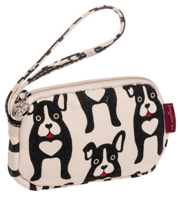 Boston Terrier wallet women wrist purse