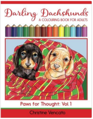 doxie coloring book for adults