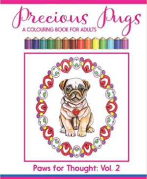precious pug coloring book for adults and kids